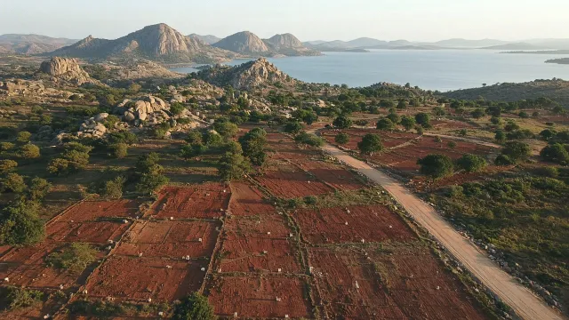 Plots for sale with a lake view